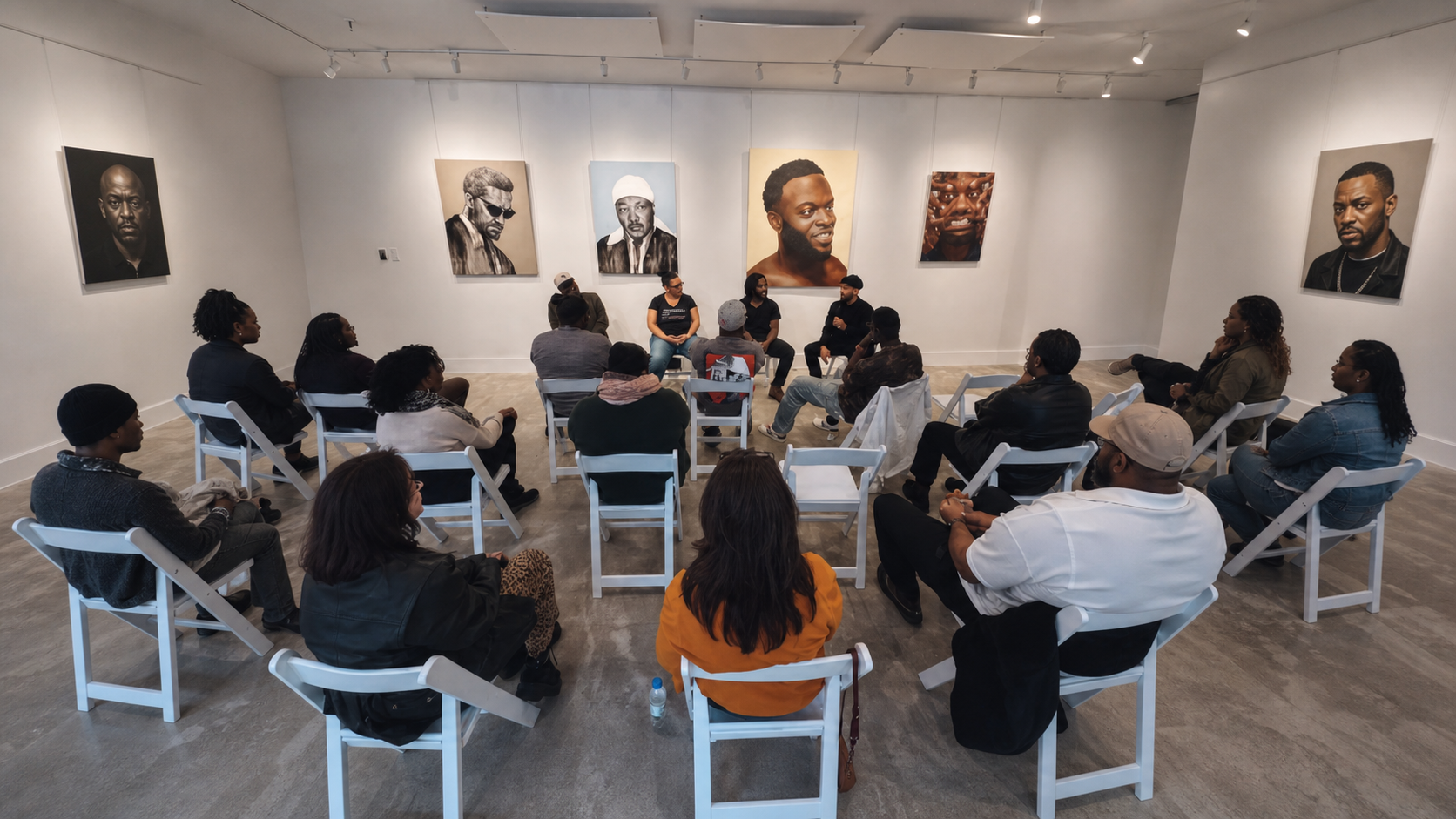 Art, Closer community conversation at Galerie Lucie Michel