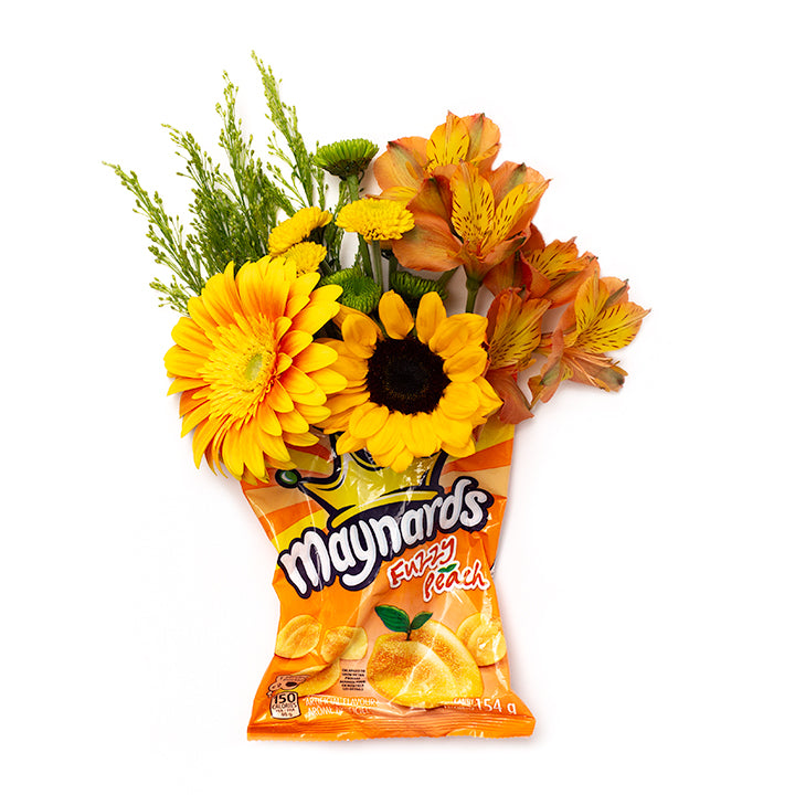 Maynards Fuzzy Peach bouquet